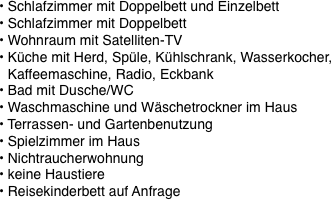 • Schlafzimmer mit Doppelbett und