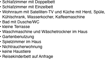 • Schlafzimmer mit Doppelbett